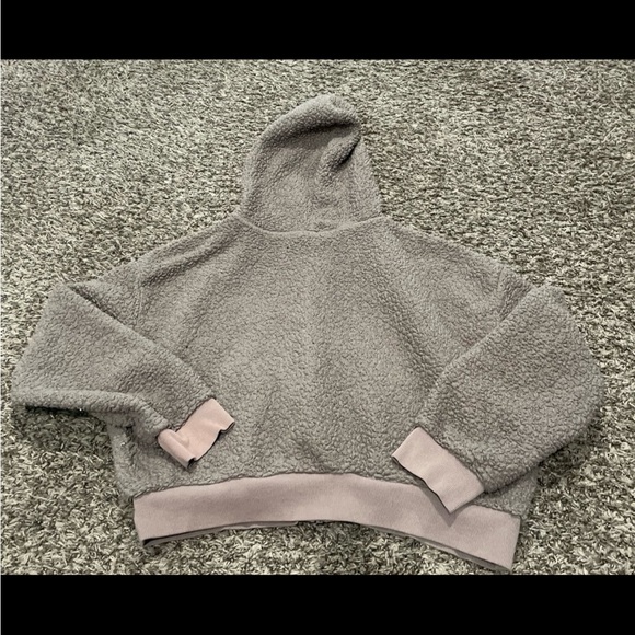 Skims teddy boxy, full zip jacket size large - Picture 4 of 4